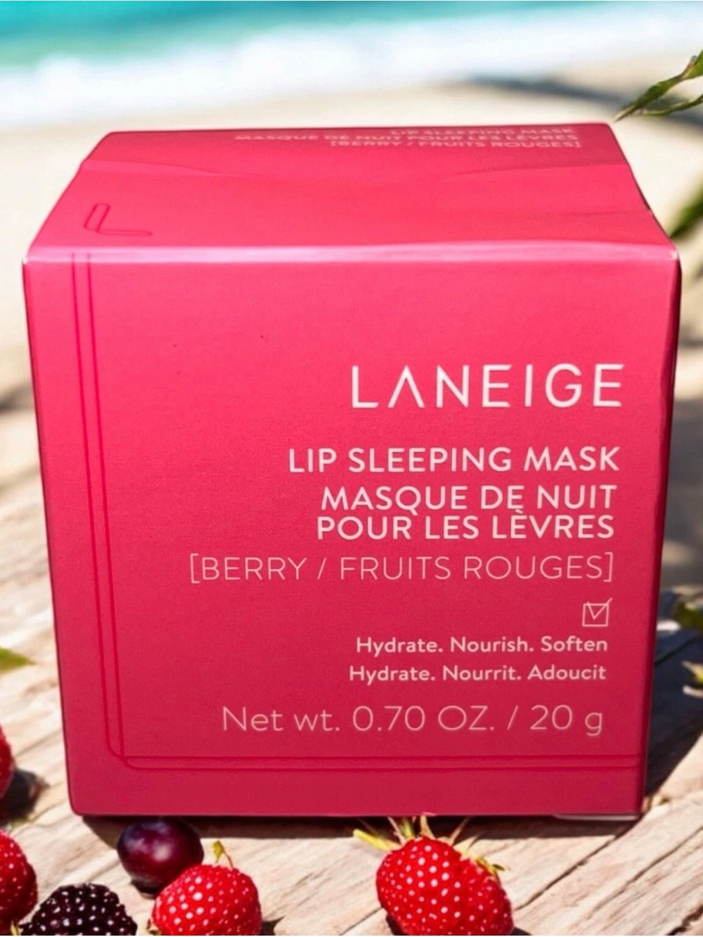 LANEIGE Lip Sleeping Mask - Berry Pink Box